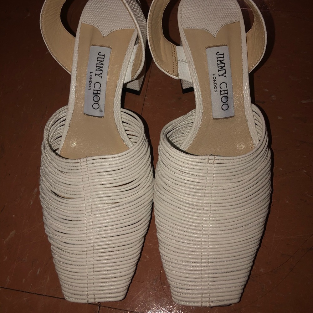 Jimmy choo lizard print sandal